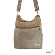 Umhängetasche Lenos Boucle BEIGE | handgefertigt