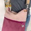 Umhängetasche Lenos Boucle | handgefertigt von Leolini ROSE