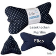 Leseknochen personalisierbar MARITIM | Nackenkissen | handgemacht