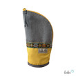 Stehende Stiftetasche Leo | Federpennal Federmäppchen BOHO GELB | personalisierbar
