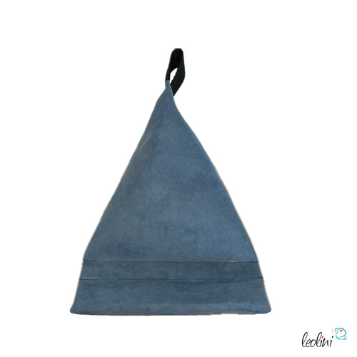 Handysitzsack DELUXE | Wildlederimitat BLAU | Stützkissen für Smartphone und Tablet