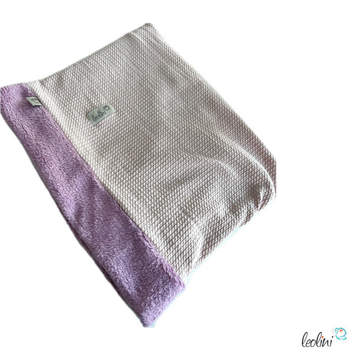 Handgefertigter Damen Schlauchschal Loop – Beidseitig tragbar mit Wellnessfleece & Mini-Zopfmuster Jersey | ROSETücher / Schals