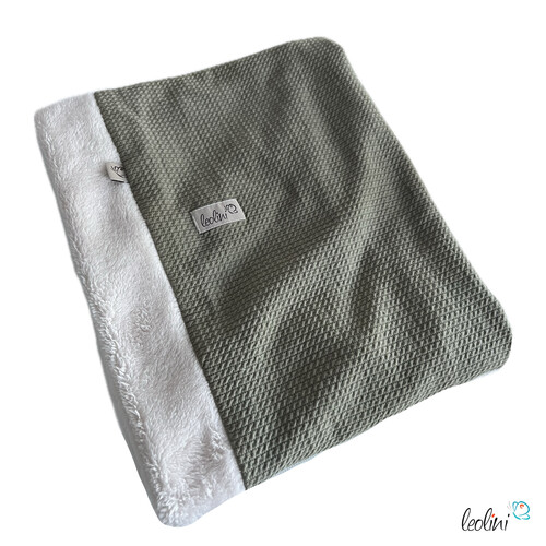 Handgefertigter Damen Schlauchschal Loop – Beidseitig tragbar mit Wellnessfleece & Mini-Zopfmuster Jersey | OLIVTücher / Schals