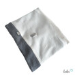 LeoliniHandgefertigter Damen Schlauchschal Loop – Beidseitig tragbar mit Wellnessfleece & Mini-Zopfmuster Jersey | CREME GRAUTücher / Schals