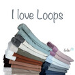 LeoliniHandgefertigter Damen Schlauchschal Loop – Beidseitig tragbar mit Wellnessfleece & Mini-Zopfmuster Jersey | ROST