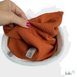 LeoliniHandgefertigter Damen Schlauchschal Loop – Beidseitig tragbar mit Wellnessfleece & Mini-Zopfmuster Jersey | ROSTTücher / Schals