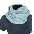 LeoliniHandgefertigter Damen Schlauchschal Loop – Beidseitig tragbar mit Wellnessfleece & Mini-Zopfmuster Jersey | ALTMINTTücher / Schals
