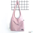 LeoliniHobo Bag aus Breitcord in ROSA – handgemachte Trendtasche - auch als SetTaschen mit Stickerei und Basic Taschen