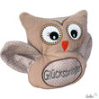 LeoliniKuscheltier EULE LEO in beige | Glücksbringer Eule | personalisierbar mit NameKuscheltiere