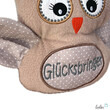 LeoliniKuscheltier EULE LEO in beige | Glücksbringer Eule | personalisierbar mit NameKuscheltiere