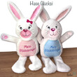 LeoliniKuscheltier HASE GÜCKSI in BLAU | Mein Glücksbringer | personalisierbar mit NameKuscheltiere