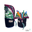 LeoliniStehende Stiftetasche aus CORD Leo | Federpennal Schminktasche ORCHIDEENGRÜNStehende Stiftetaschen LEO