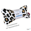LeoliniLeseknochen personalisierbar | Nackenkissen LEO | handgemachtLeseknochen gemustert