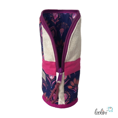LeoliniStehende Stiftetasche Leo | Federpennal Federmäppchen ORNAMENTE PINK | personalisierbar mit NamenStehende Stiftetaschen LEO