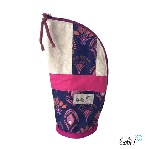 LeoliniStehende Stiftetasche Leo | Federpennal Federmäppchen ORNAMENTE PINK | personalisierbar mit NamenStehende Stiftetaschen LEO