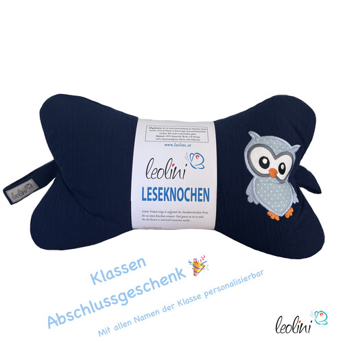 LeoliniKlassenabschlussgeschenk für Lehrerinnen & Lehrer - Leseknochen personalisiert inkl. Schülernamen | EULEKinder Leseknochen