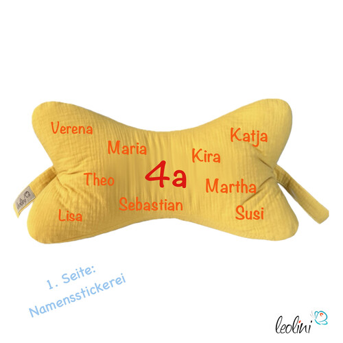 LeoliniKlassenabschlussgeschenk für Lehrerinnen & Lehrer - Leseknochen personalisiert inkl. Schülernamen | GÄNSEBLÜMCHENKinder Leseknochen