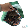 LeoliniFoldover Tasche mit Lotus des Lebens Stickerei | GRÜN | mit AußenfachTaschen mit Stickerei und Basic Taschen