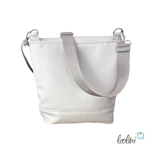 LeoliniFoldover Tasche mit Blume des Lebens Stickerei | BEIGE WEINROT | mit AußenfachTaschen mit Stickerei und Basic Taschen