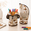 LeoliniStehende Stiftetasche Leo | Federpennal Federmäppchen REHE FUCHS HASE | personalisierbar mit NamenStehende Stiftetaschen LEO