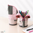 LeoliniStehende Stiftetasche Leo | Federpennal Federmäppchen ROSA ORNAMENTE | personalisierbar mit NamenStehende Stiftetaschen LEO