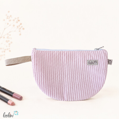 Mäppchen Allzwecktasche aus Cord | Schminktasche PERSONALISIERBAR mit Name| ROSA