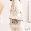 LeoliniFoldover Tasche mit Pusteblume Stickerei  | mit Außenfach | beigeTaschen mit Stickerei und Basic Taschen
