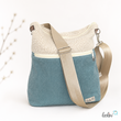 LeoliniUmhängetasche Lenos Boucle MINT | handgefertigtTaschen mit Stickerei und Basic Taschen