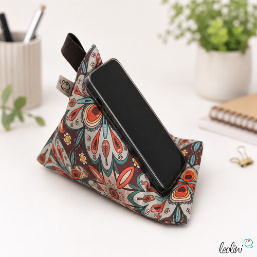 Handysitzsack Handykissen| RETRO limitierte Auflage aus Eigenkreation| Stützkissen für Smartphone und Tablet