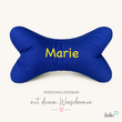 LeoliniLeseknochen personalisierbar | Nackenkissen BLAUE MANDALA | handgemachtLeseknochen gemustert