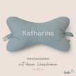 LeoliniLeseknochen MUSSELIN in ALTMINT  | personalisierbar mit StickereiMusselin Leseknochen unifarben