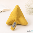LeoliniLeseknochen MUSSELIN Double Gauze | ALTGELB | personalisierbar mit StickereiMusselin Leseknochen unifarben