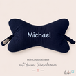LeoliniLeseknochen MUSSELIN Double Gauze | MARINE | personalisierbar mit StickereiMusselin Leseknochen unifarben