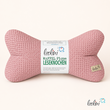 LeoliniLeseknochen aus Waffelstoff ALTROSA | Nackenkissen  personalisierbar mit Name | handgemachtWaffelstoff Leseknochen unifarben