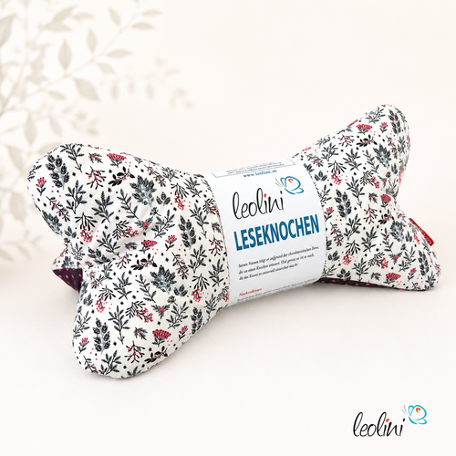 Leseknochen personalisierbar FLORA | Nackenkissen | handgemacht