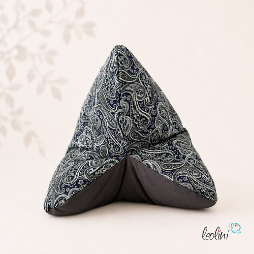 LeoliniLeseknochen personalisierbar PAISLEY | Nackenkissen | handgemachtLeseknochen gemustert