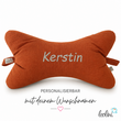 LeoliniLeseknochen MUSSELIN Double Gauze | COGNAC/ROST - personalisierbar mit Stickerei