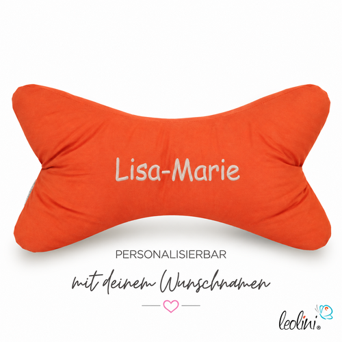 LeoliniLeseknochen personalisierbar | Nackenkissen FUCHSDAME | handgemacht