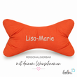LeoliniLeseknochen personalisierbar | Nackenkissen FUCHSDAME | handgemacht