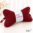 LeoliniLeseknochen MUSSELIN Double Gauze BORDEAUX - personalisierbar mit Stickerei