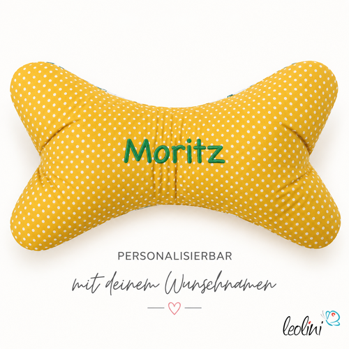 LeoliniLeseknochen personalisierbar | Nackenkissen SCHILDKRÖTE | handgemacht von Leolini