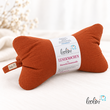 LeoliniLeseknochen MUSSELIN Double Gauze | COGNAC/ROST - personalisierbar mit StickereiLeseknochen