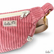 Moon Bag Luna ALTROSA | Halbmondtasche | handgefertigte Schultertasche mit Blume-des-Lebens-StickereiLeoliniTaschen mit Stickerei und Basic TaschenLeolini