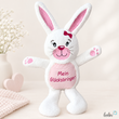 LeoliniKuscheltier HASE GÜCKSI in ROSA | Mein Glücksbringer | personalisierbar mit NameLeoliniKuscheltiere
