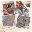 Kuscheltier EULE LEO in beige | Glücksbringer Eule | personalisierbar mit NameLeoliniKuscheltiere