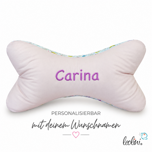 LeoliniLeseknochen personalisierbar | Nackenkissen SCHMETTERLINGE | handgemachtLeolini