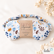 LeoliniWohlfühlzeitAugenmaske mit Leinsamen-Innenkissen | Schlafmaske mit waschbarem Bezug | STREUBLUMEN BLAULeolini