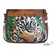 Henkeltasche mit Malerei Leopard Leolini - 7