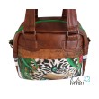 Henkeltasche mit Malerei Leopard Leolini - 10