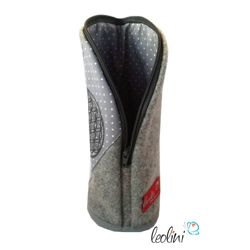 Stehende Stiftetasche Leo | Federpennal Blume des Lebens personalisierbar Leolini - 7